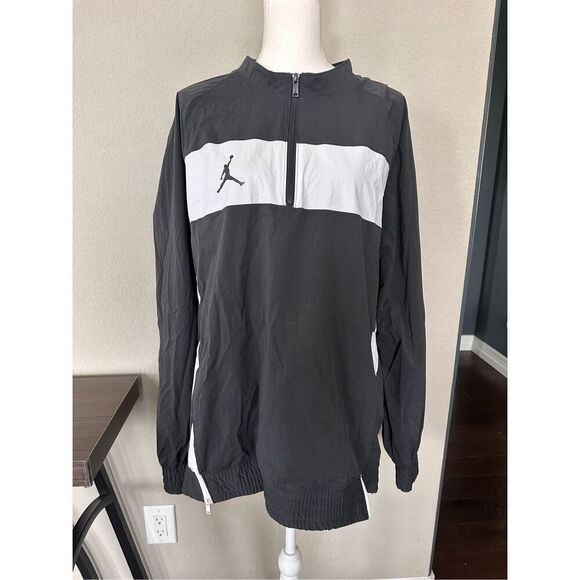 Jordan Pullover Windbreaker Zip Up Large - Picture 1 of 8